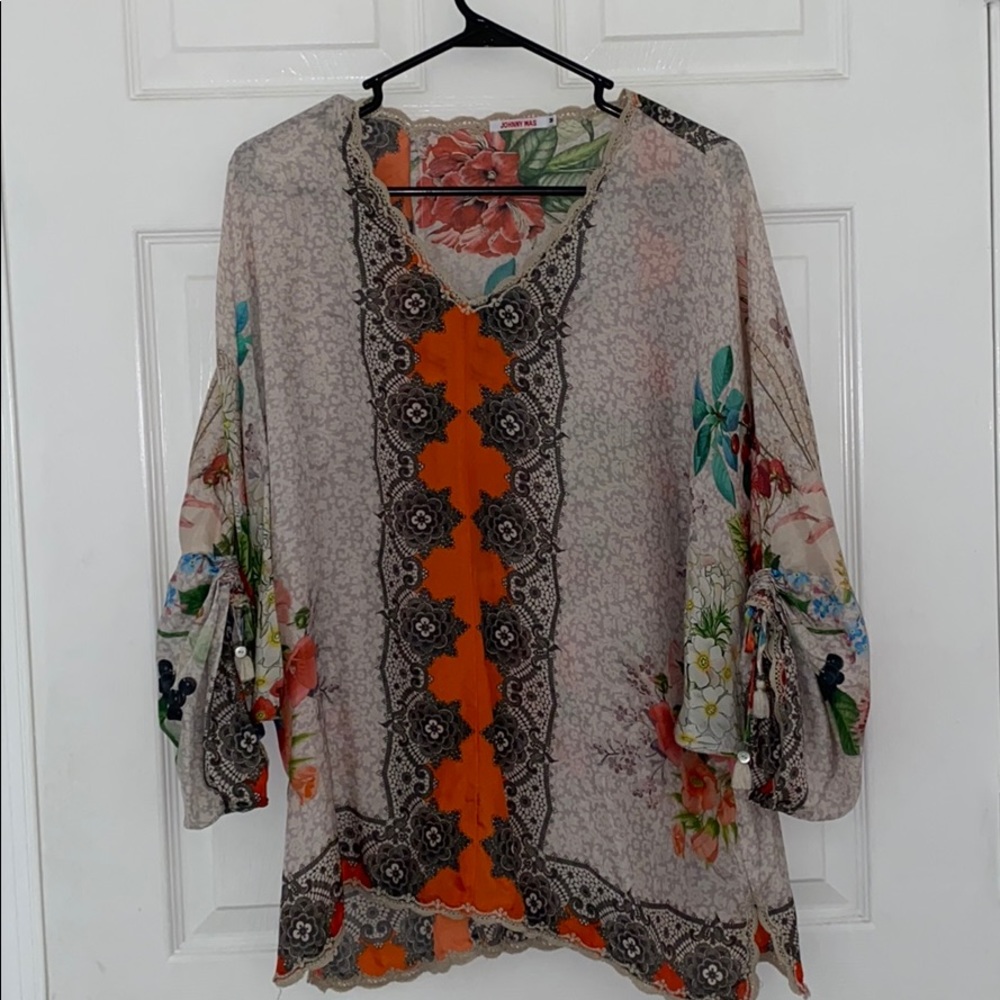 Johnny Was October Floral Blouse